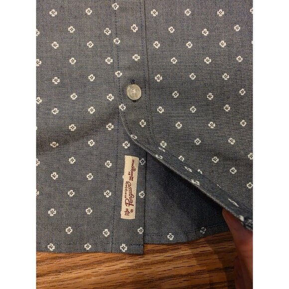 Penguin By Munsingwear Shirt Mens Sz XL Blue Chambray Heritage Slim Fit EUC - Picture 5 of 9